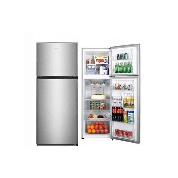 Hisense RD-16DR Double Door 160L / 160 Liters Refrigerator - Silver